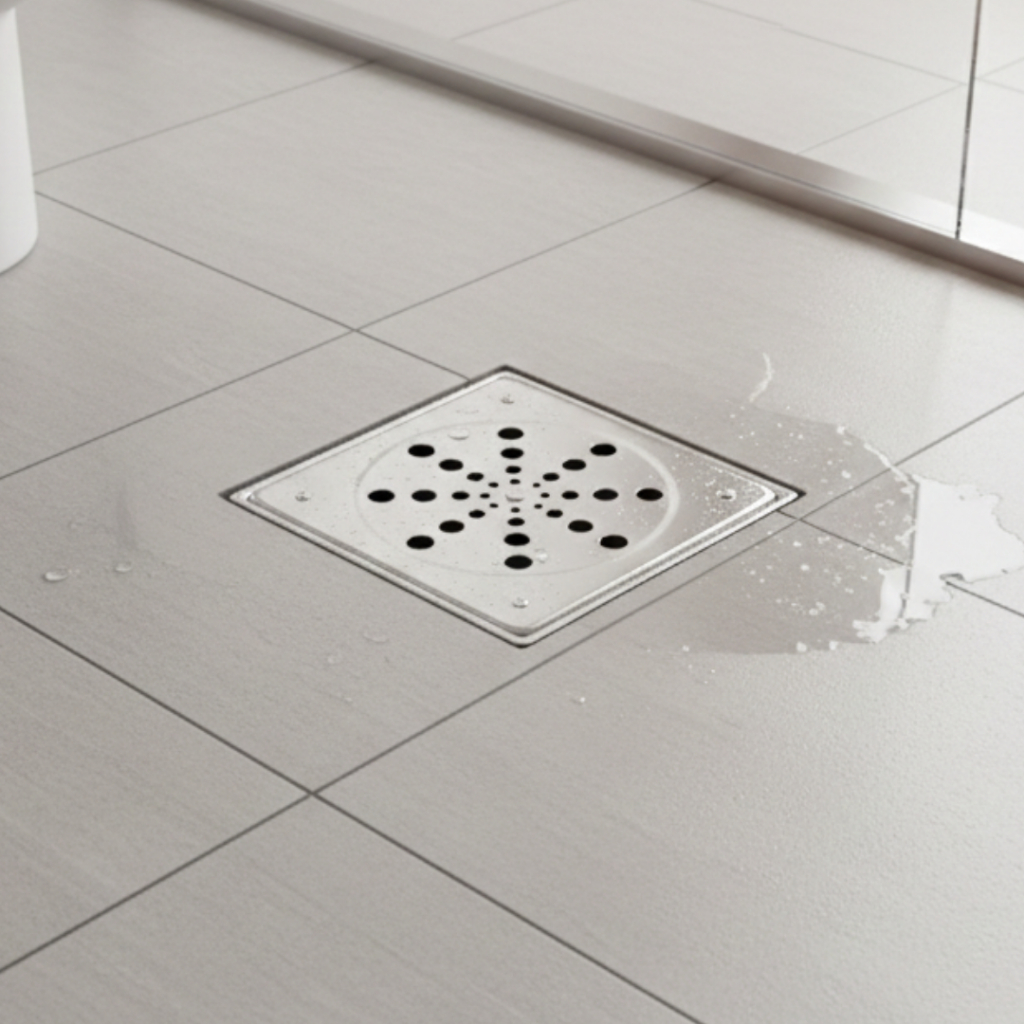 Ralo Tampa Grelha Inox Para Banheiro ou Area Gourmet Quadrado 15x15 CoFecho Com 4 Parafusos