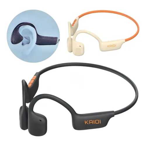Fone De Ouvido Bluetooth Condução Aéria Bluetooth 5.2 KAIDI KD-906 Earflex Esportivo
