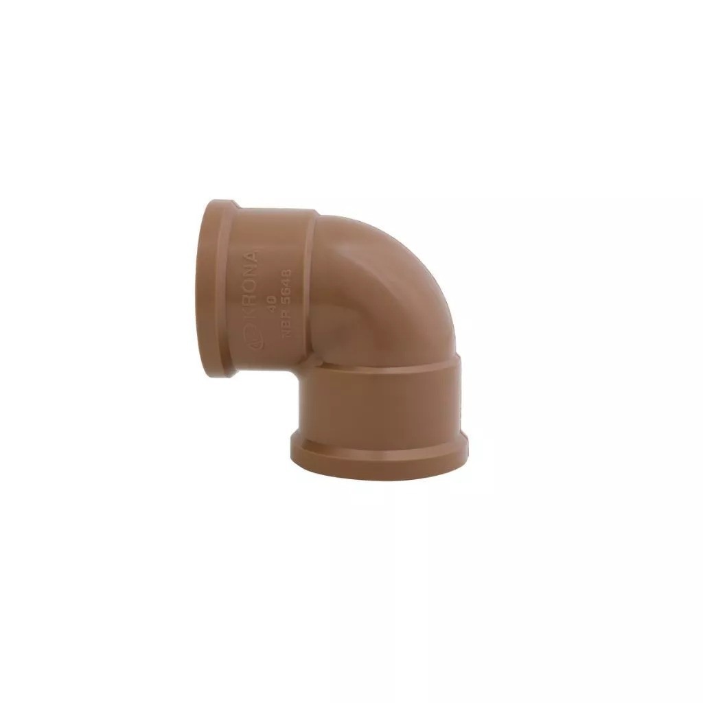 Joelho Cotovelo 90 Graus 20mm 1/2 Soldavel krona Plastubos Tubozan