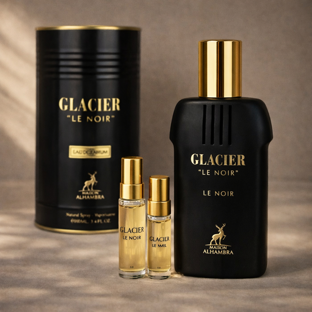 Perfume Glacier Le Noir Maison Alhambra EDP 100ml Original Importado