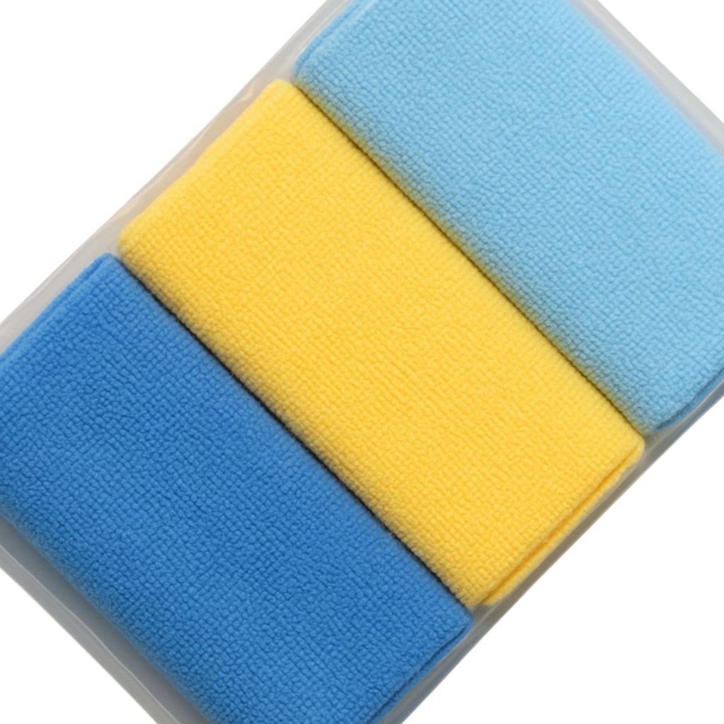 KIT PANO MICROFIBRA 40X40CM CENTRALSUL C/3 UNIDS — imagem 2 de 2