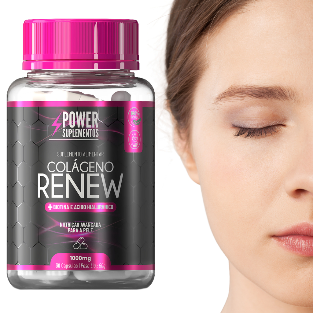 Colágeno Verisol Renew Com Vitamina A C D E 1000Mcg 30 Cápsulas Ultra Concentradas