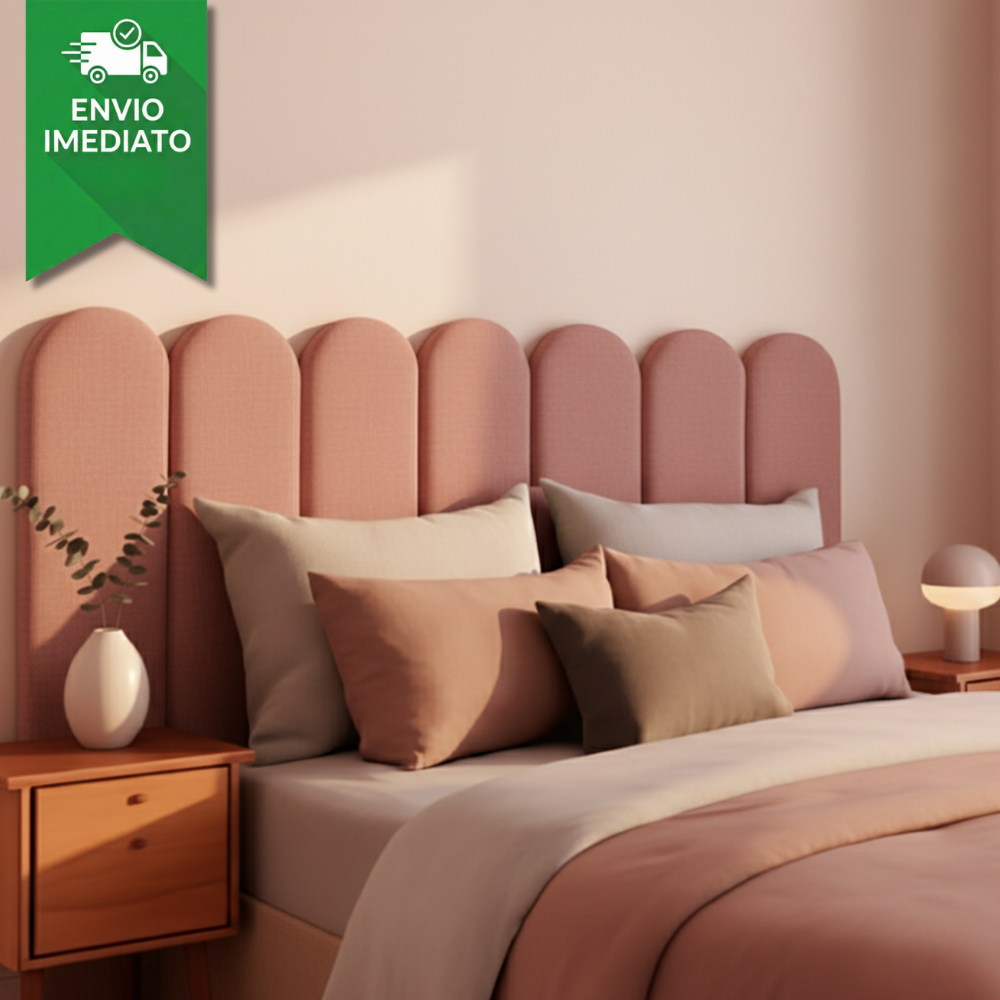 Kit Cabeceiras de Cama Box Casal Solteiro Queen King Modulada 45x20cm Nuvem - VÁRIOS KITS