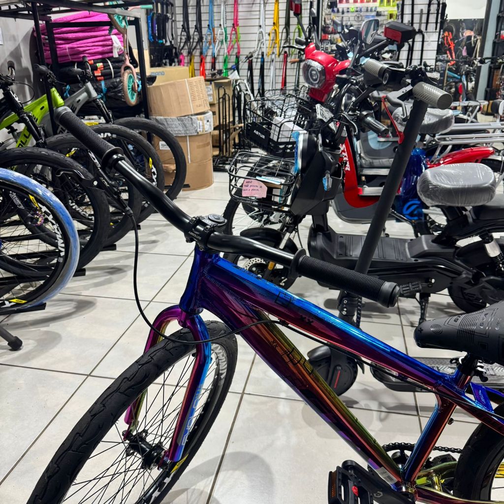 Guidão tipo kalin aço 31,8 para grau