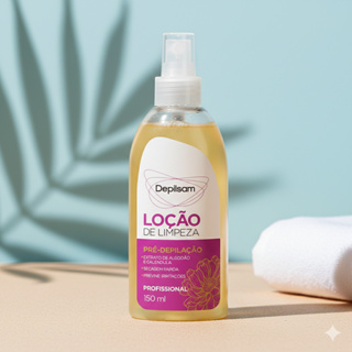Loção de Limpeza Pré Depilação Depilsam 150Ml em Oferta na Shopee