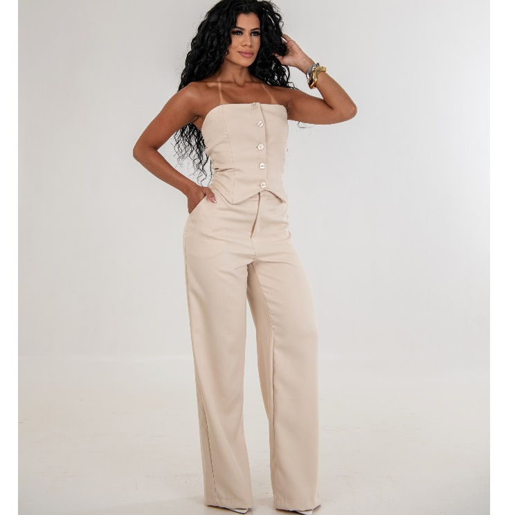 Conjunto Social Tomara Que Caia Plus Size Feminino em Oferta na Shopee