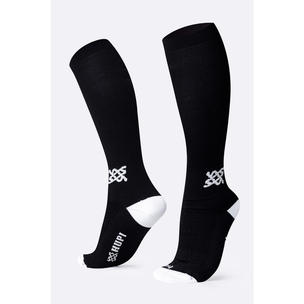 Meia Longa HUPI Lisa Preta em Oferta na Shopee