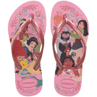 Chinelo Havaianas Kids Oficial Personagens Slim Princesas Meninas em Oferta na Shopee