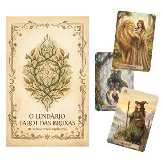 O Lendário Tarot Das Bruxas 78 Cartas Plastificadas E Livreto Explicativo em Oferta na Shopee
