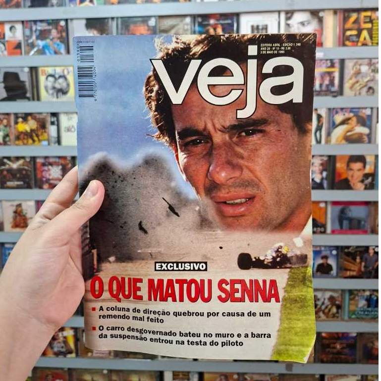REVISTA VEJA (DIA 03/05/1995) - AYRTON SENNA (EXCLUSIVO!)