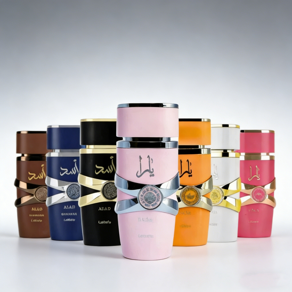 Coleção Lattafa Perfume Masculino e Perfume Feminino 100ml Eau de Parfum LF100