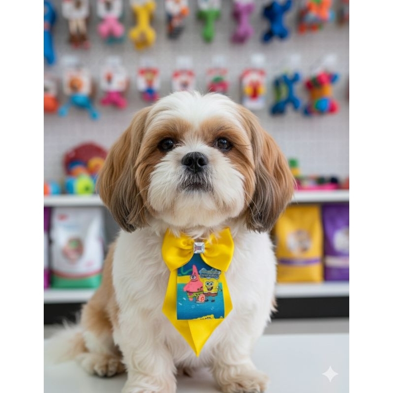 kit 24 Gravatas premium cetim, acessórios para pet shop.