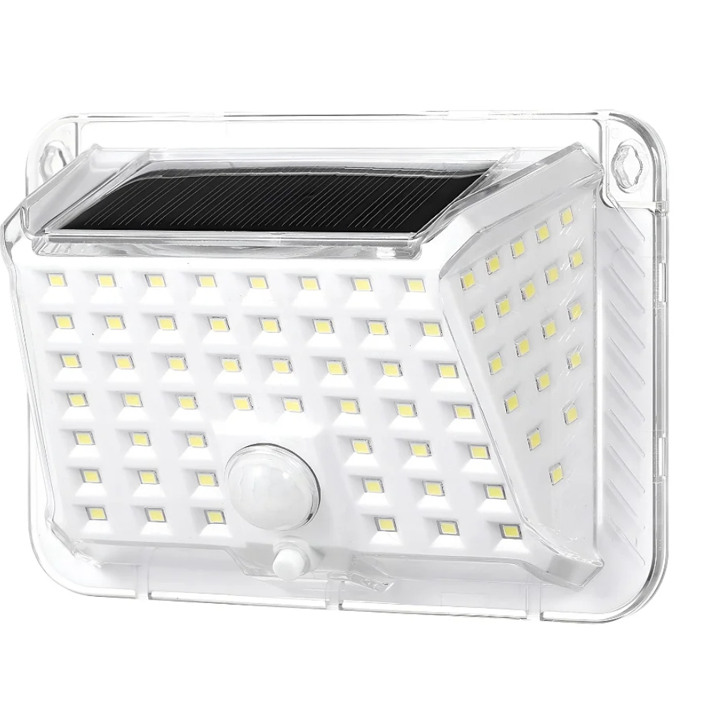 Luminária Solar de Parede com Sensor de Presença 90 LEDs | Inova KV-448 - Energia Solar, Recarregável, à Prova d'Água