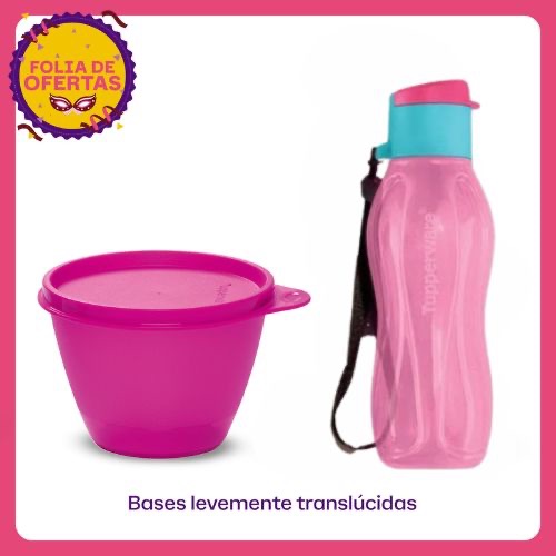 KIT CAÇULINHA 400ML + GARRAFA ECO TUPPER 310ML - TUPPERWARE