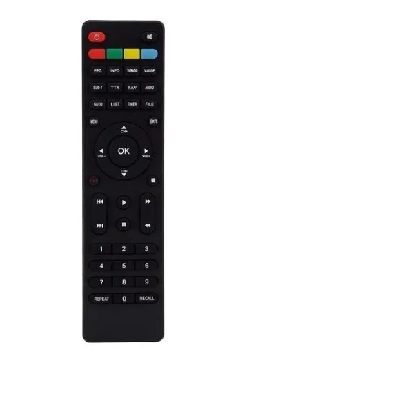 Controle Remoto Conversor Gravador Digital Terrestre Tomate Mcd- 800 Mcd-999