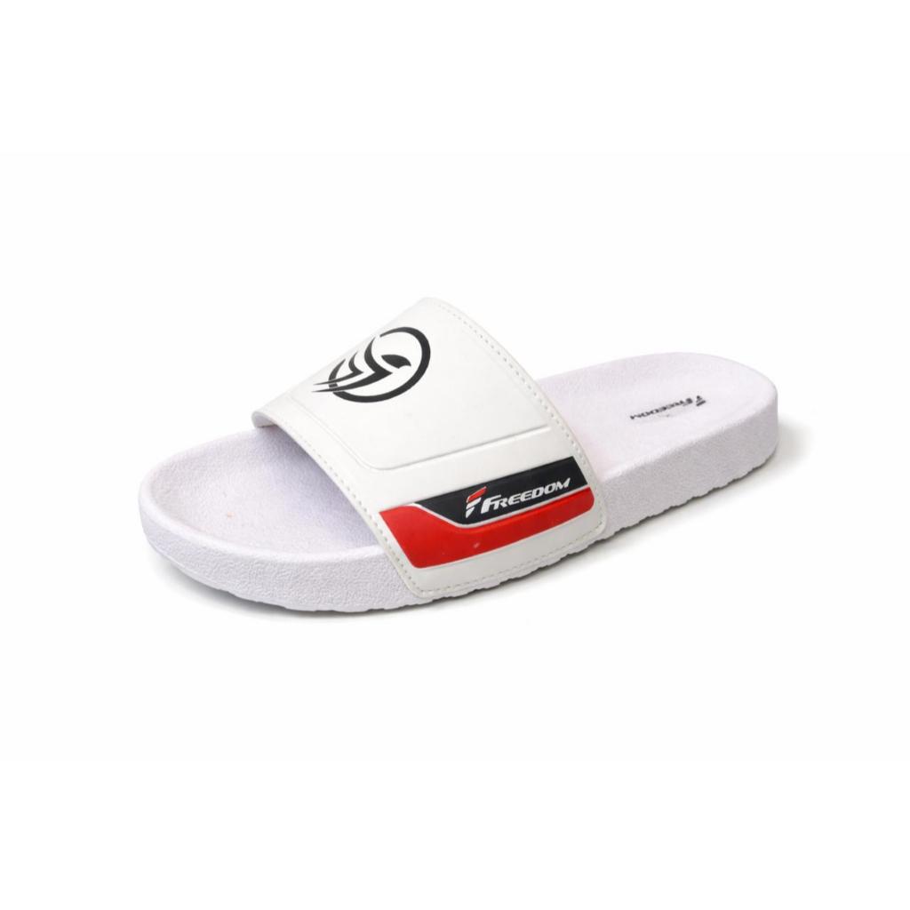 Chinelo Slide Masculino Confortavel Macio FREEDOM Leve Calce Facil ENVIO IMEDIATO PROMOCAO BRANCO