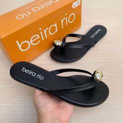 Rasteirinha Chinelo Sandália Feminina Beira Rio Casual Anel Dedo Leve Confortável Casual