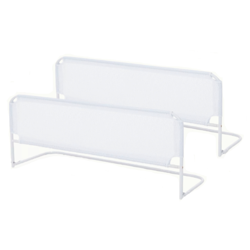 KIT 2 Grade De Cama Grande Com Tela de Proteção P/ Bebês Crianças e Idosos Cama Normal Ou Box