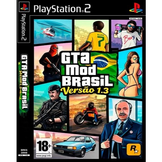 jogo gta brasil 1.3 ps2 em Oferta na Shopee
