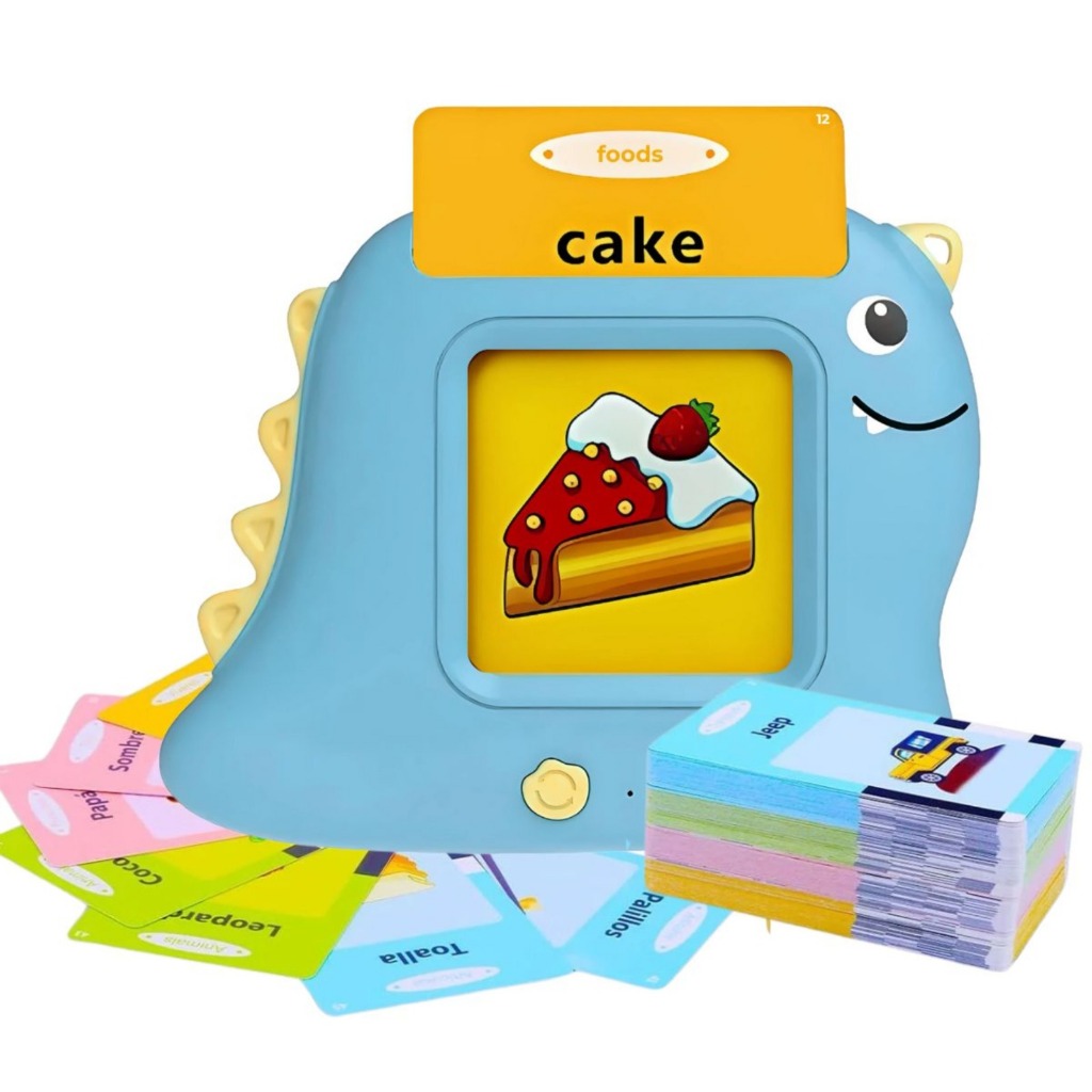 Leitor Com Cartões e Pronúncia Máquina Cartões Aprendizagem Oral Educacional Português e Inglês