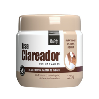 Creme Lisa Clareador 120g Biosoft em Oferta na Shopee