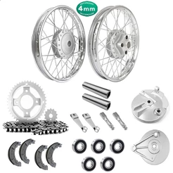 Par Aro Roda Raio 4mm Titan 125 00/04 Fan 125 05/08 Freio Espelhos Relação Espelho Rolamentos