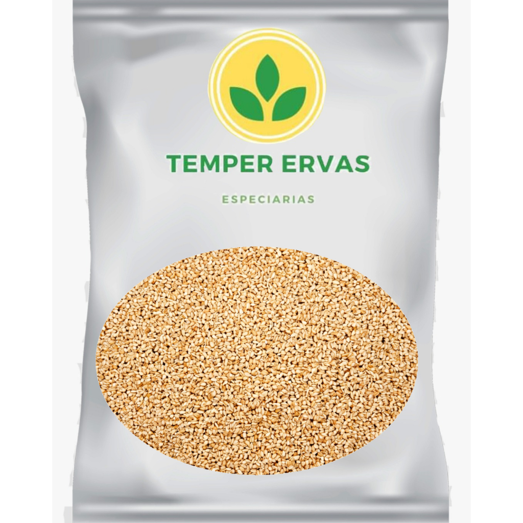 Gergelim Com Casca Natural 2KG - PREMIUM em Oferta na Shopee