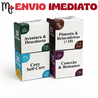 Jogo para Casais -Box 100 Experiências Criativas para Casal - Jogo de Atividades - Presente Criativo - Dates em Oferta na Shopee