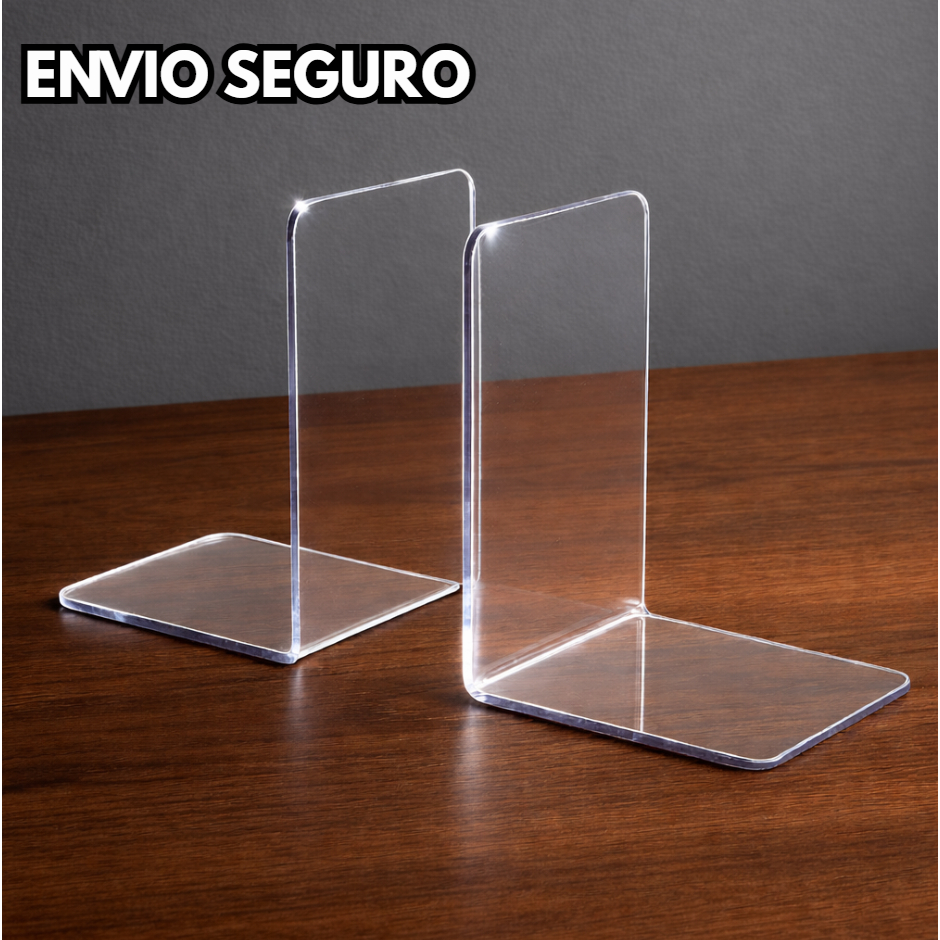 SUPORTE Acrílico Para LIVROS - Aparador Estante Balcão - 3mm - Várias Cores