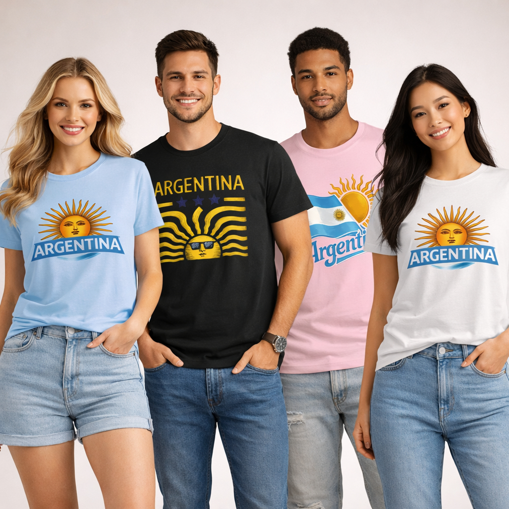 Camiseta Argentina Masculina e Feminina Copa do Mundo 2026