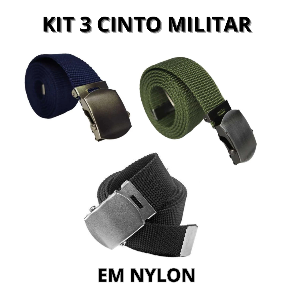 Cinto Verde Militar Masculino - Comprar com Melhor Preço em Cintos