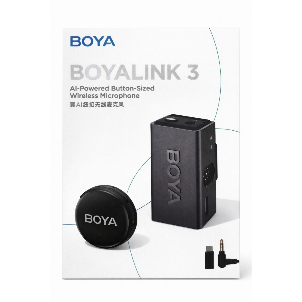 Microfone De Lapela Boya Boyalink 3-04 Iphone/android Preto