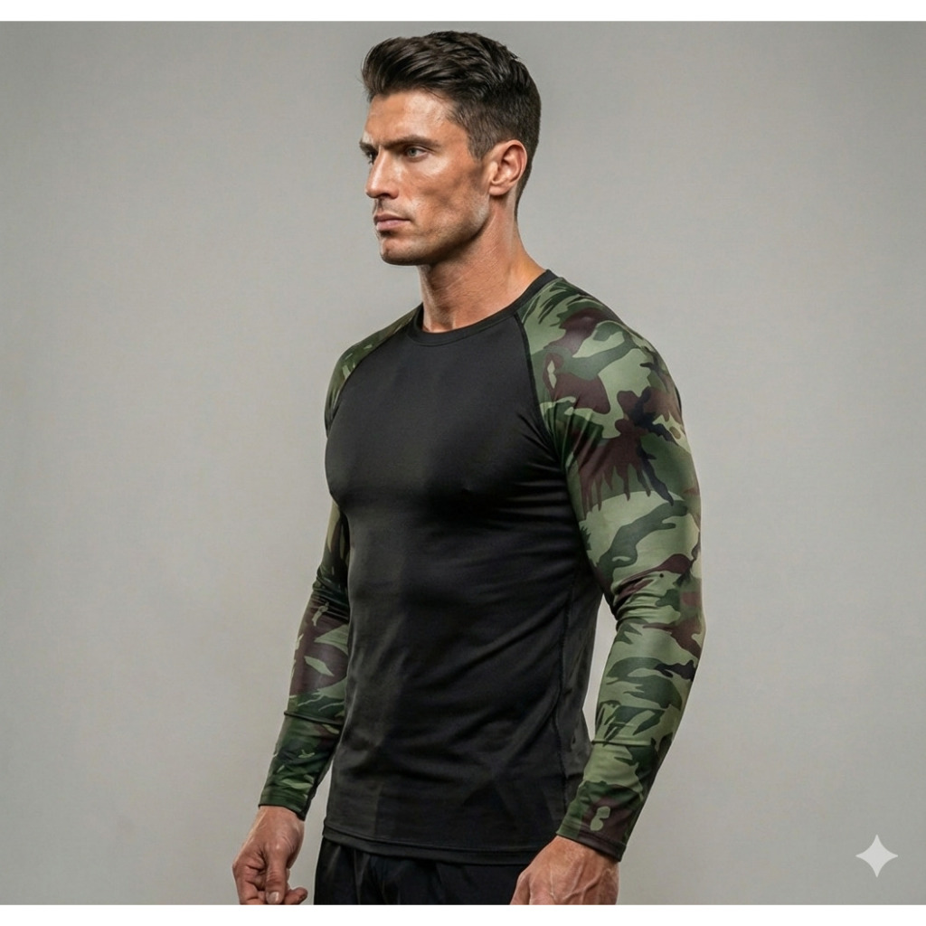 CAMISA RASH GUARD UNIVERSITÁRIA BLUSA TÉRMICA MASCULINA FEMININA PROTEÇÃO SOLAR COLEGIAL LONGA UV 50