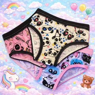 kit 10 ou 5 Calcinha Infantil de Algodão com Forro de Pala Cos Elástico Menina Estampada em Oferta na Shopee