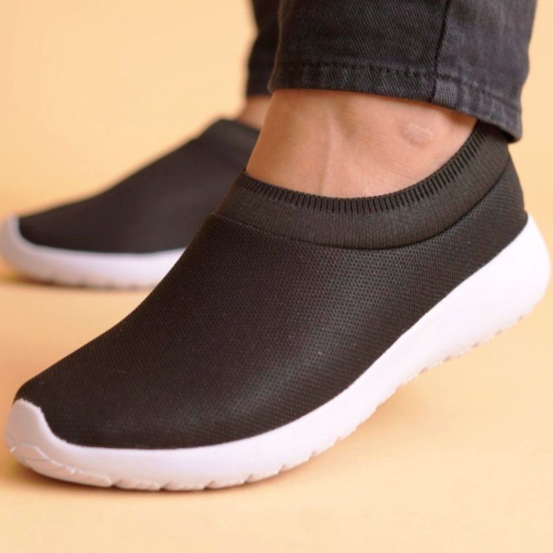 Tênis Meia Calce Fácil Academia Caminhada  Lazer Trabalho