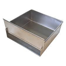 Forma Quadrada Frente Removível Para fatia Feira 30x30x10 em Aluminio