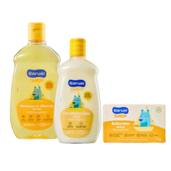 Kit Baruel Baby Suave Shampoo 400ml + Condicionador 210ml + Sabonete em Barra 70g