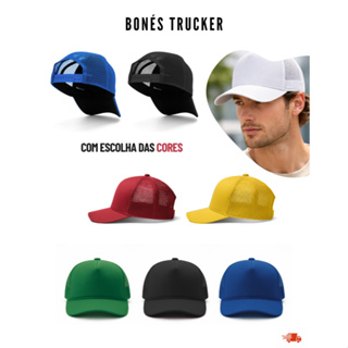 5 Bonés Trucker Telinha  Atacado/ Revenda/ Sublimação/ Bordado/ Uniforme/ Promoção/ Barato. em Oferta na Shopee