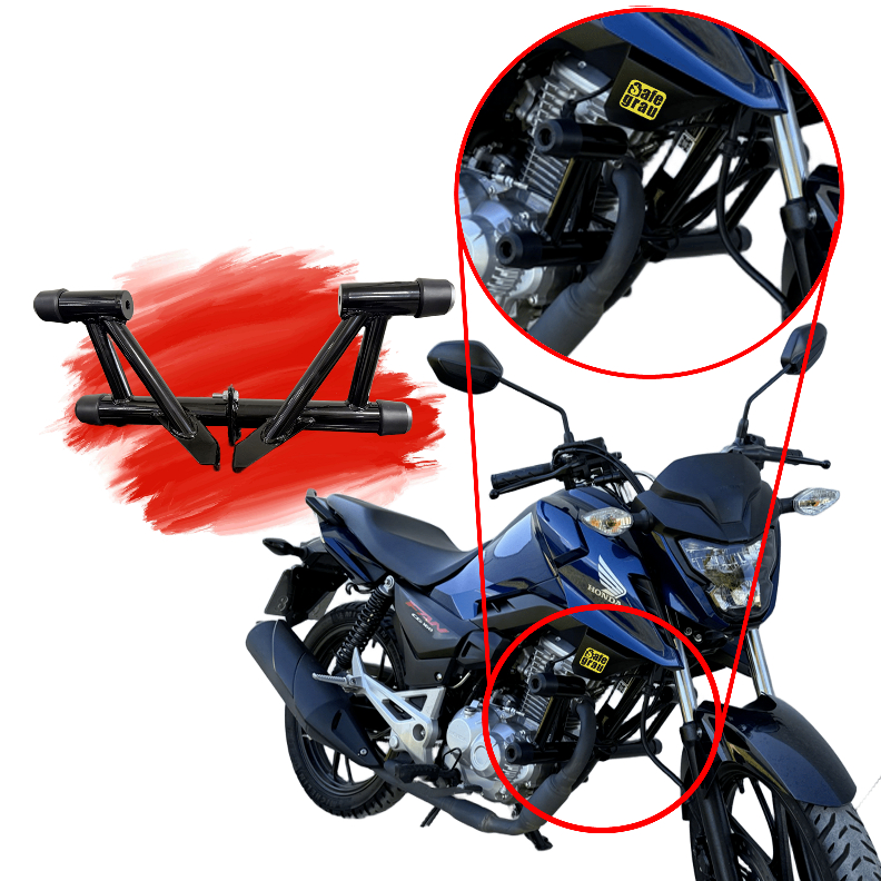 Protetor Matacachorro Pro Stunt Standard CG 160 Titan 160 Fan 160 Start 160