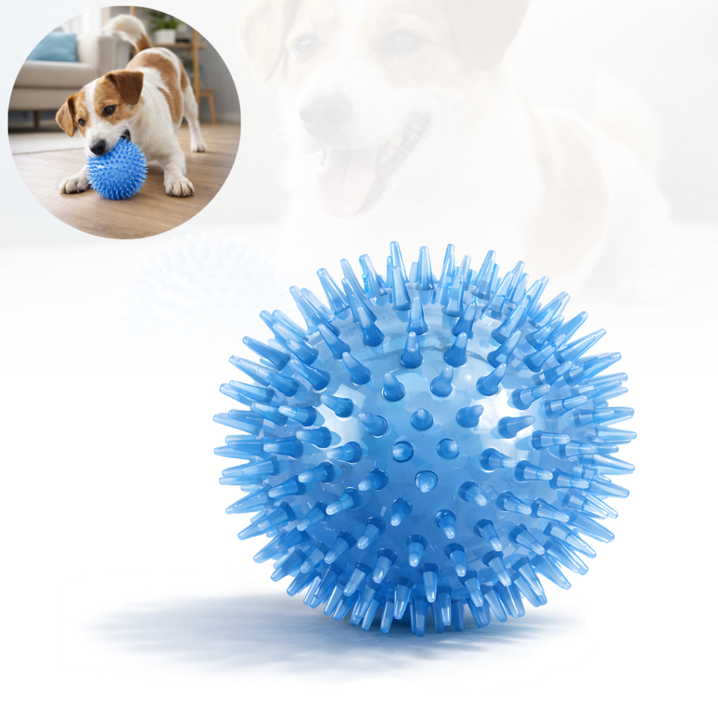 Brinquedo Interativo Para Cães Bola Cravo Flex 9cm