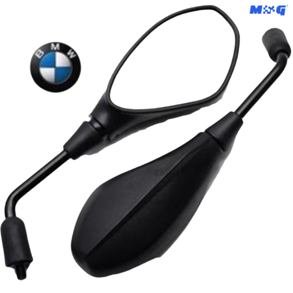 Par Retrovisor BMW GS650 F800 Fixo Convexo Rosca M10 10mm Universal Preto em Oferta na Shopee