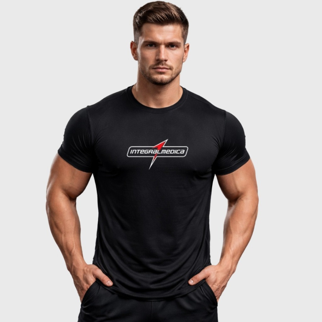 Camisa Dry Fit Integral Medica 01 Camiseta Ideal Pra Treinos Corrida Esporte Casual Básica