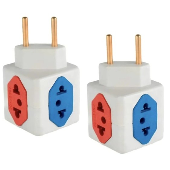 Adaptador Tomada Cubo 4 Entradas Benjamin 10 A Dado 127/220v — imagem 2 de 2
