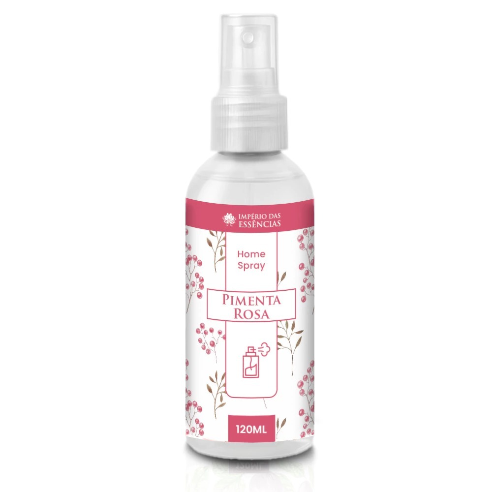 Home Spray Pimenta Rosa Império das Essências 120ml Aromatizador de Ambiente Em Spray