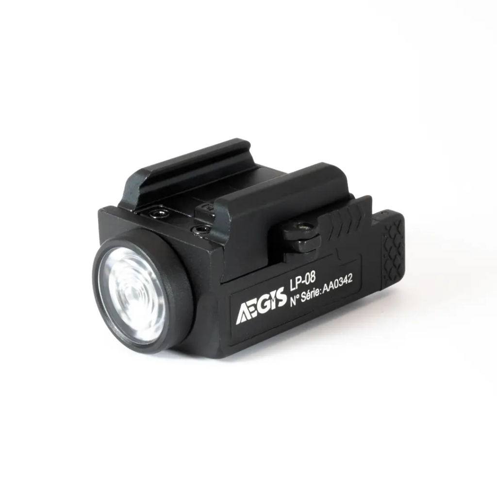 Lanterna Aegis Lp08 Para G2C, G3C, G3 T.O.R.O, TH380, TH40, TS9, TS9 GRAPHENE, TX22 GLOCK: G17, G19, G20, G21, G22, G25,