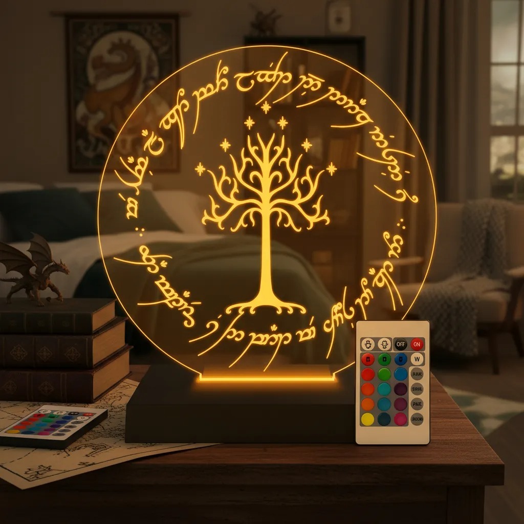 Luminária Led 3d Árvore de Gordon Senhor dos Aneis | Abajur Presente Criativo Decoração em Oferta na Shopee