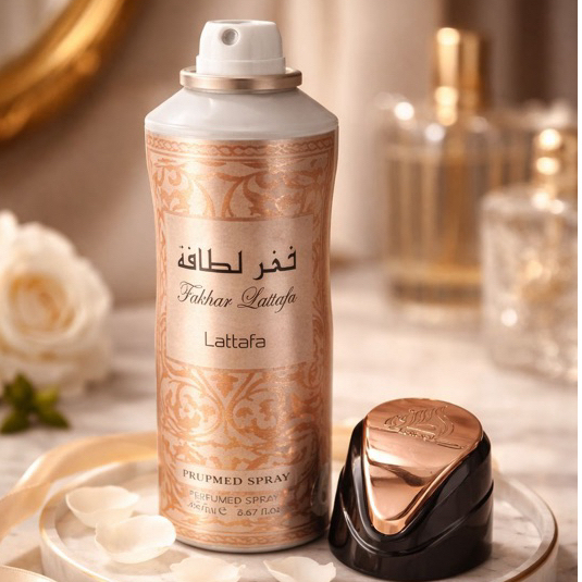 Desodorante Spray Fakhar Rose 200ml Lattafa Feminino e Marcante