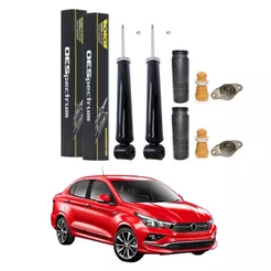 PAR AMORTECEDOR TRASEIRO CRONOS 2018 A 2025 MONROE + KITS