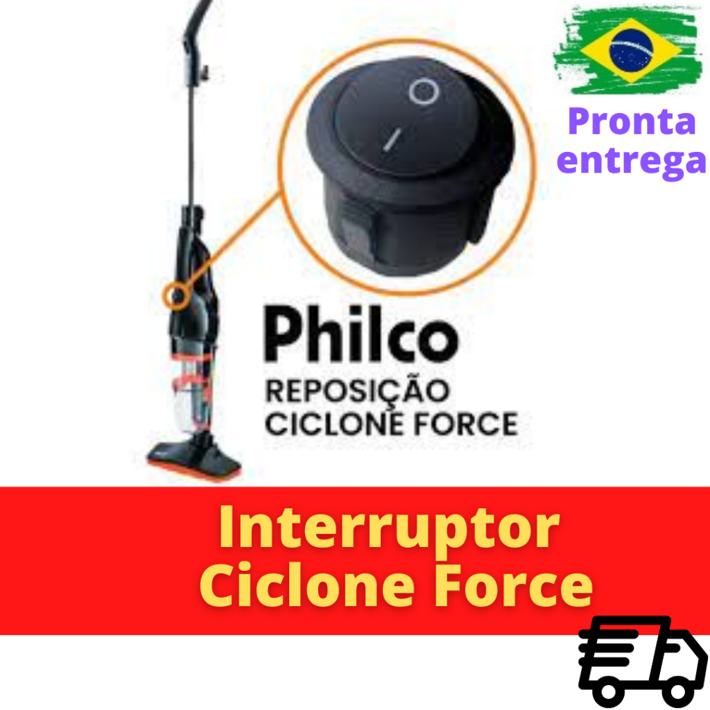 Botão Liga Desliga para Aspirador Ciclone Force