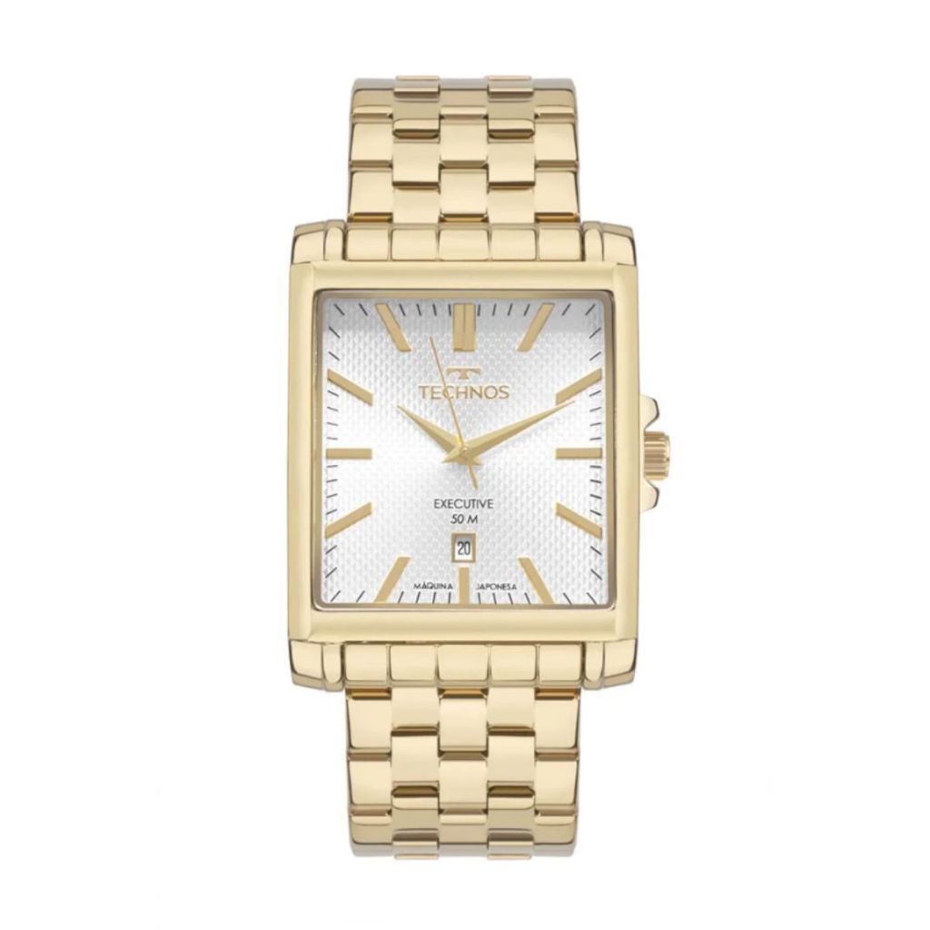 RELÓGIO TECHNOS MASCULINO DOURADO EXECUTIVE 2115NDA/1K